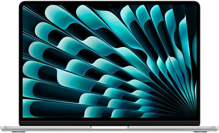 Apple 2025 MacBook Air (de 13 polegadas, Processador M4 da Apple com CPU 10‑core e GPU 8‑core, 16GB Memória unificada, 256 GB) - Prateado