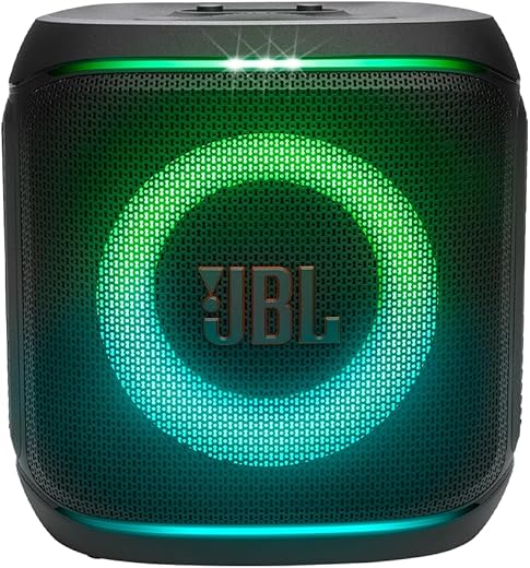 JBL, Caixa de Som, PartyBox Encore 2, Bluetooth, Show de Luzes, À Prova de Respingos, Bateria de até 15h, Som JBL Pro Sound, AI Sound Boost, 100W RMS - Preto